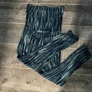 Blue jumpsuit